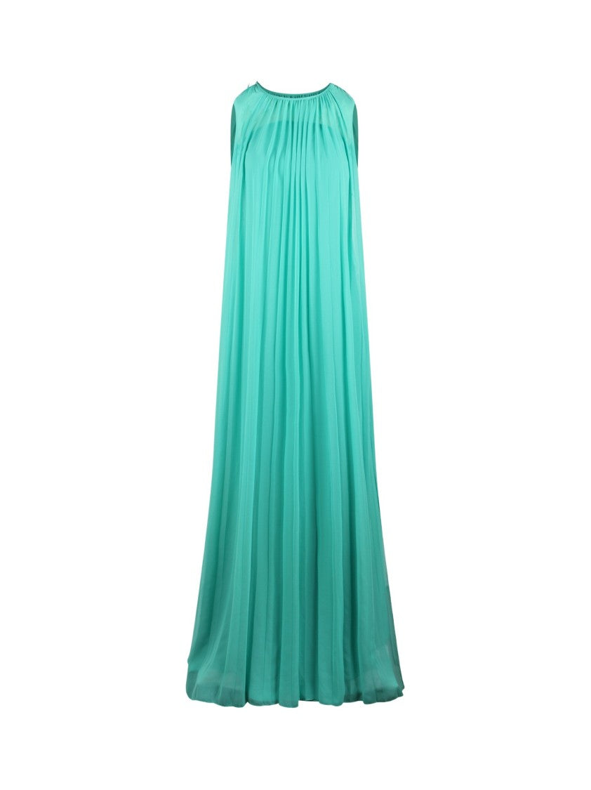 Pronovias Nicole Moments Bela Jade Green Crepe Dress