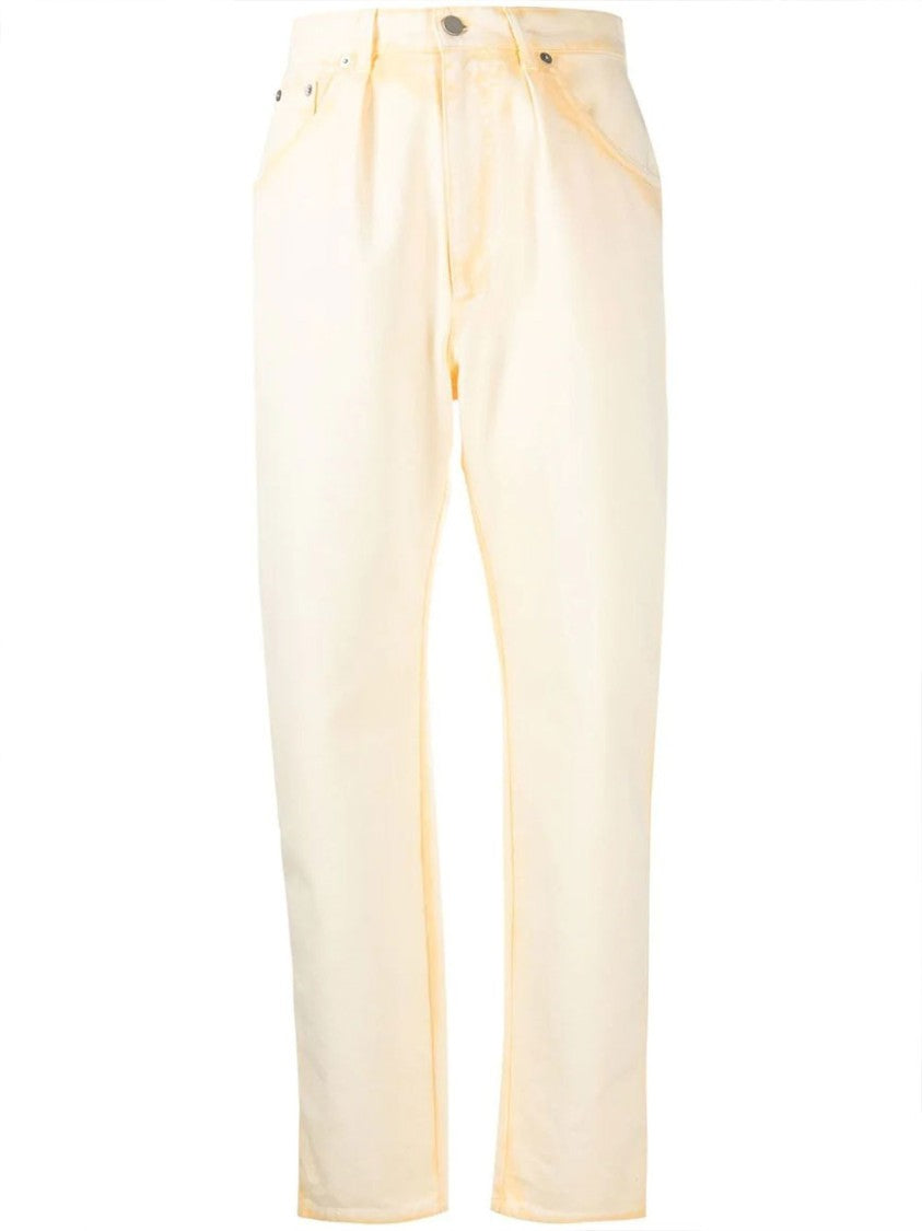 Alberta Ferretti Relaxed Straight-Leg Pants With Five-Pocket Styling