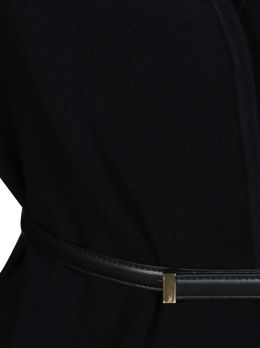 Max Mara Mstdente V-Neck Belted Knit Cardigan