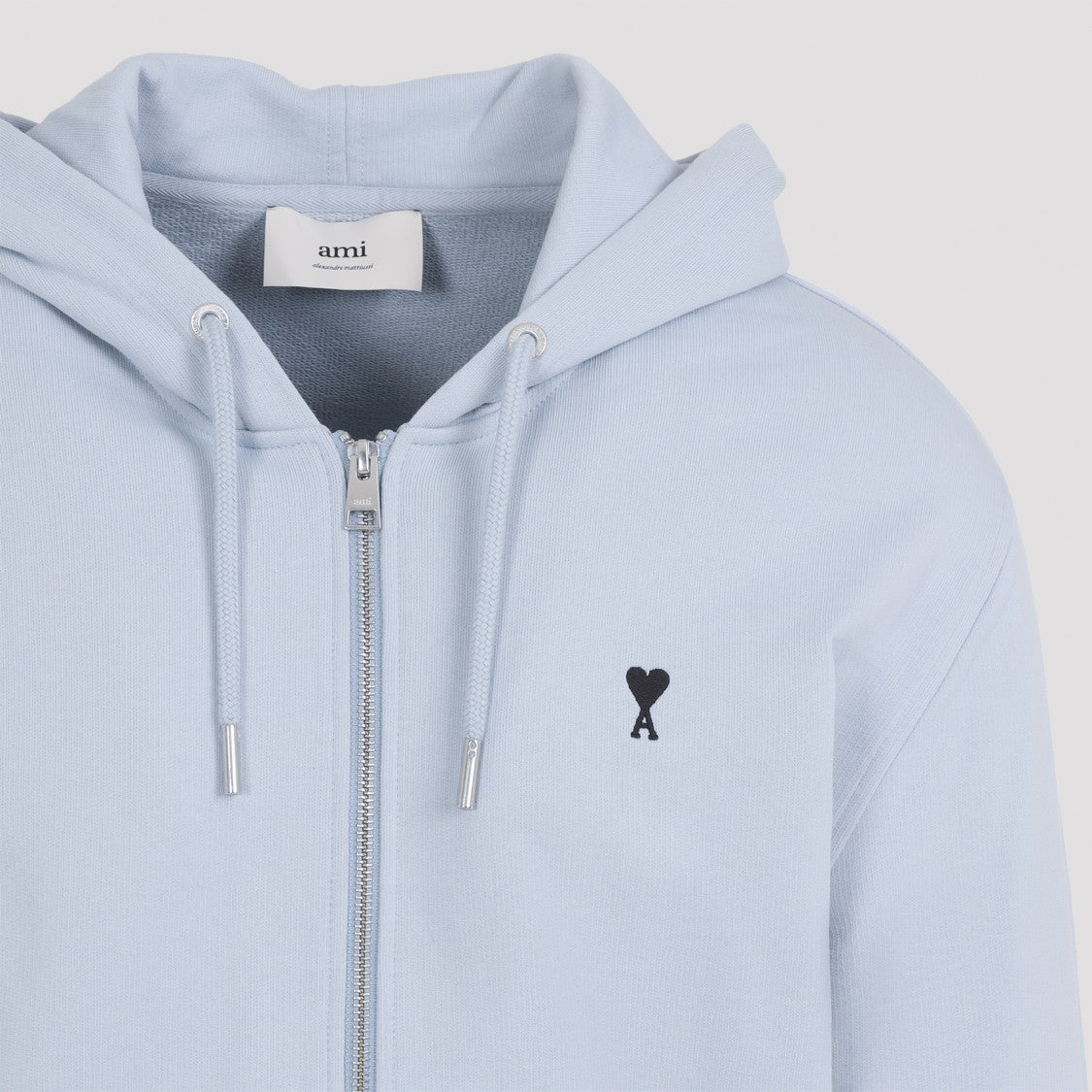 Ami De Coeur Light Blue Cotton Sweatshirt