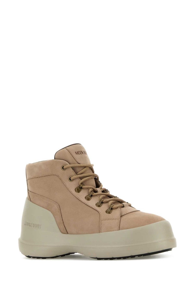 Moon Boot Antiqued Pink Nabuk Luna Trek Sneakers