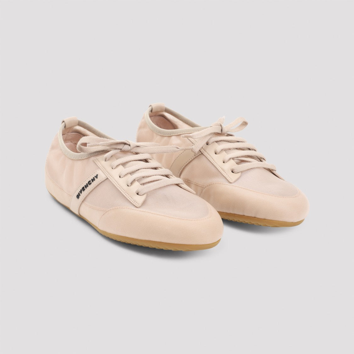 Givenchy Beige Polyamide Sneakers With Textured Rubber Sole