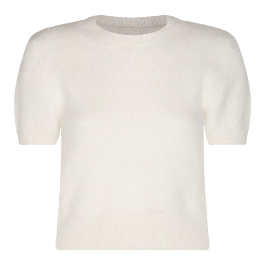 Maison Margiela Short-Sleeve Minimalist Sweater With Soft Texture