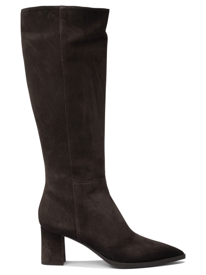 Santoni Suede Boots 65 Mm