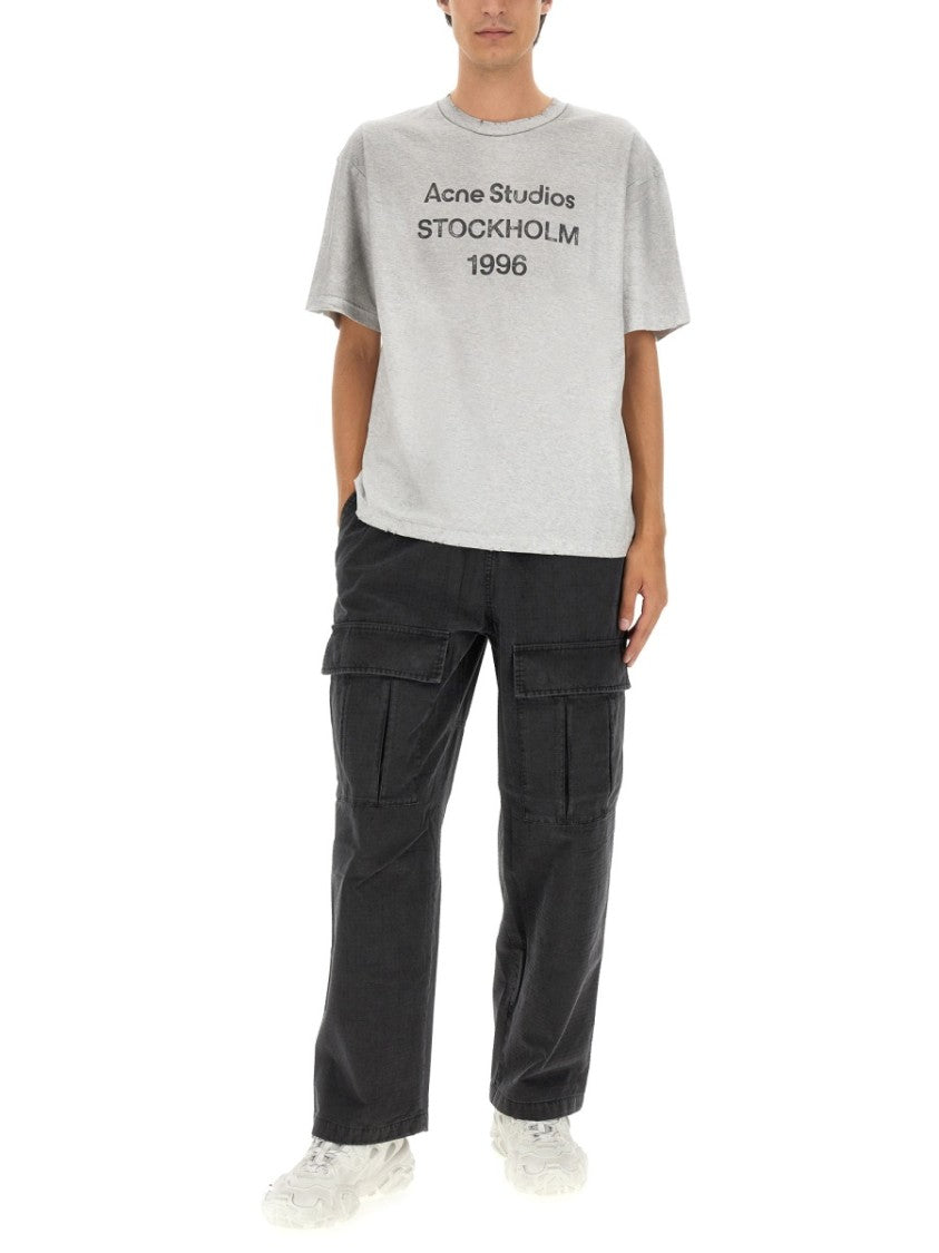 Acne Studios Relaxed Fit Cargo Pants With Flap Pockets