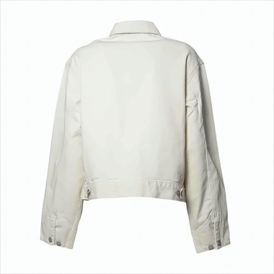 Carhartt Wip Cropped Cotton Jacket With Classic Collar