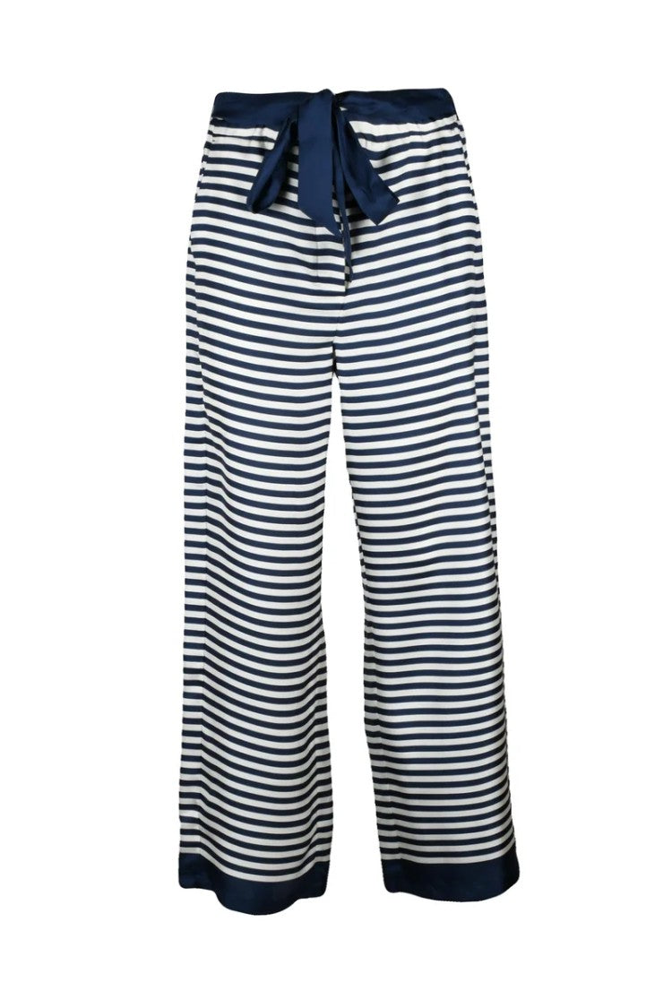Max Mara Nine Trousers - White/Blue