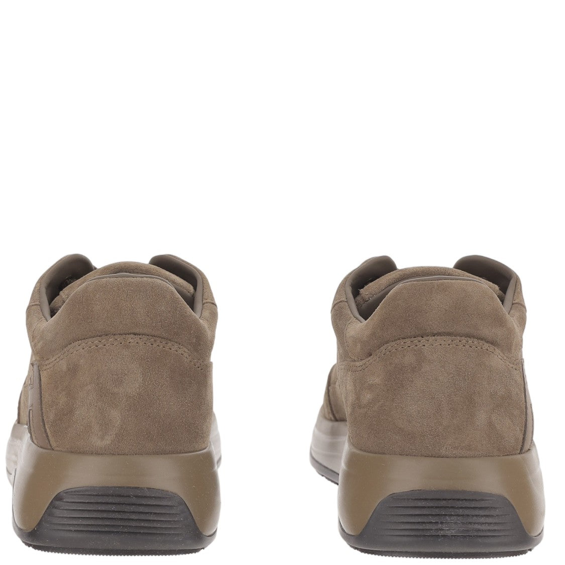 Hogan Hi-Light Suede Sneakers With Contrasting Logo Detail