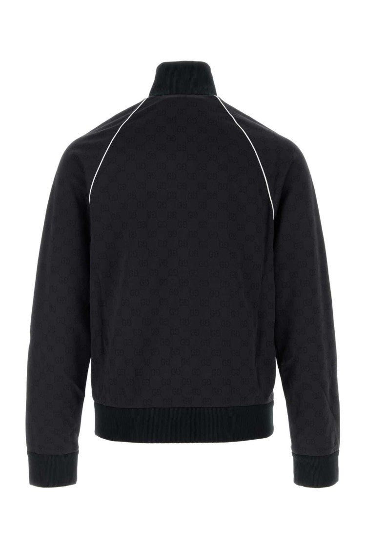 Gucci Embroidered Nylon Blend Sweatshirt