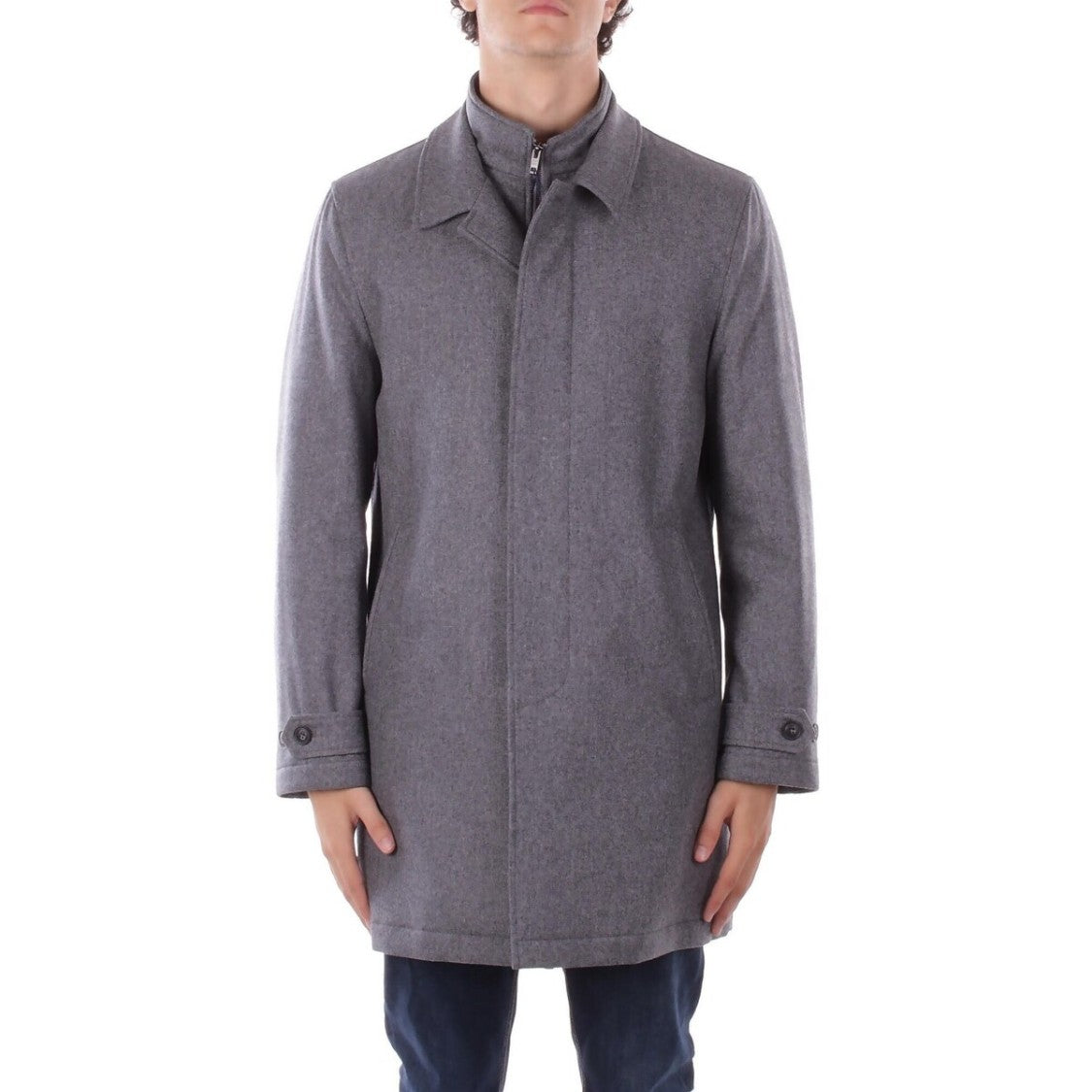 Fay Easy Morning Double-Breasted Coat