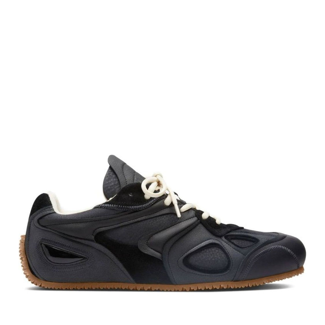 Axel Arigato Black Slow Runner Layered Panel Padded Collar Sneakers