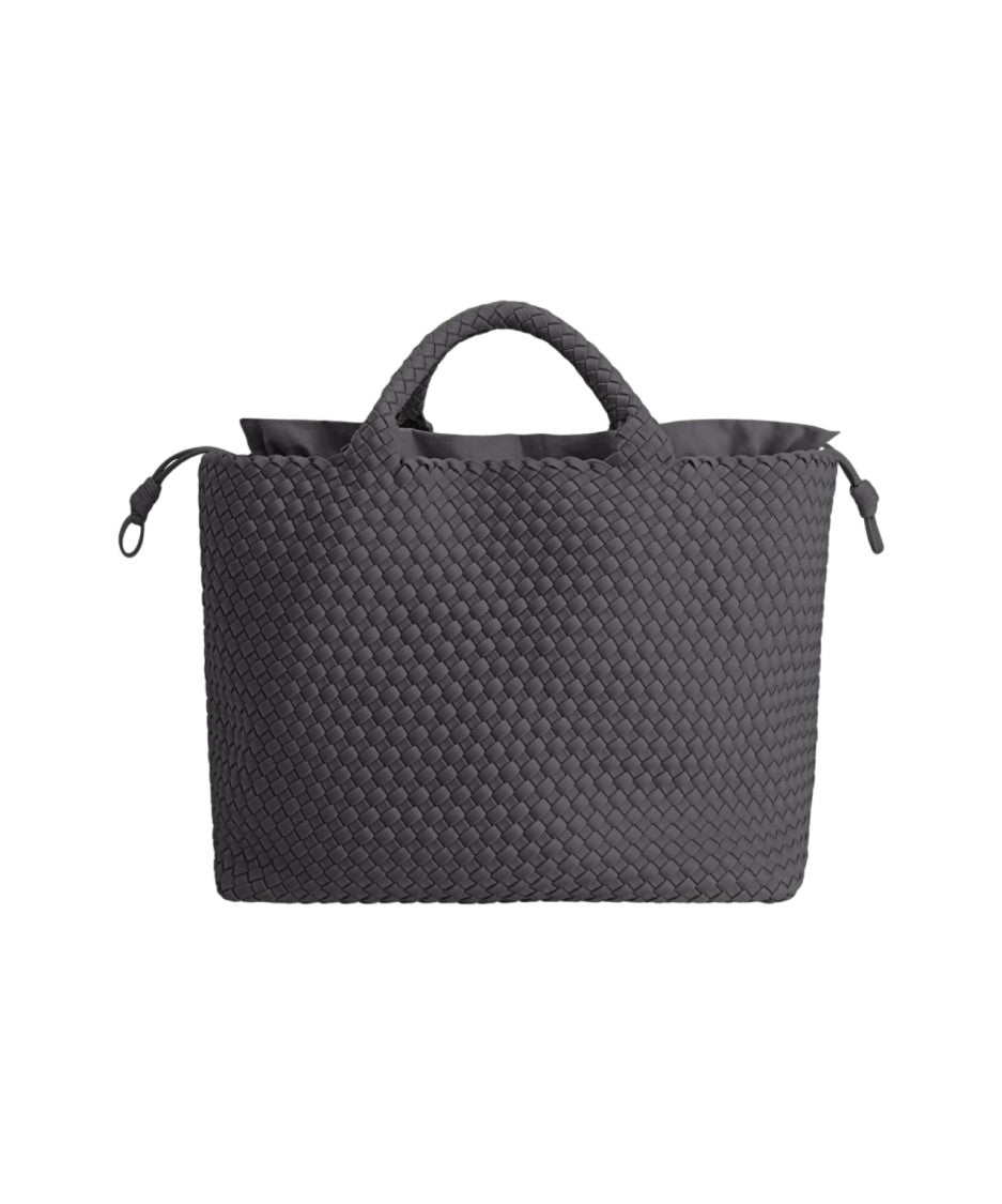 Marrea Spacious Neoprene Shopper With Textured Woven Pattern