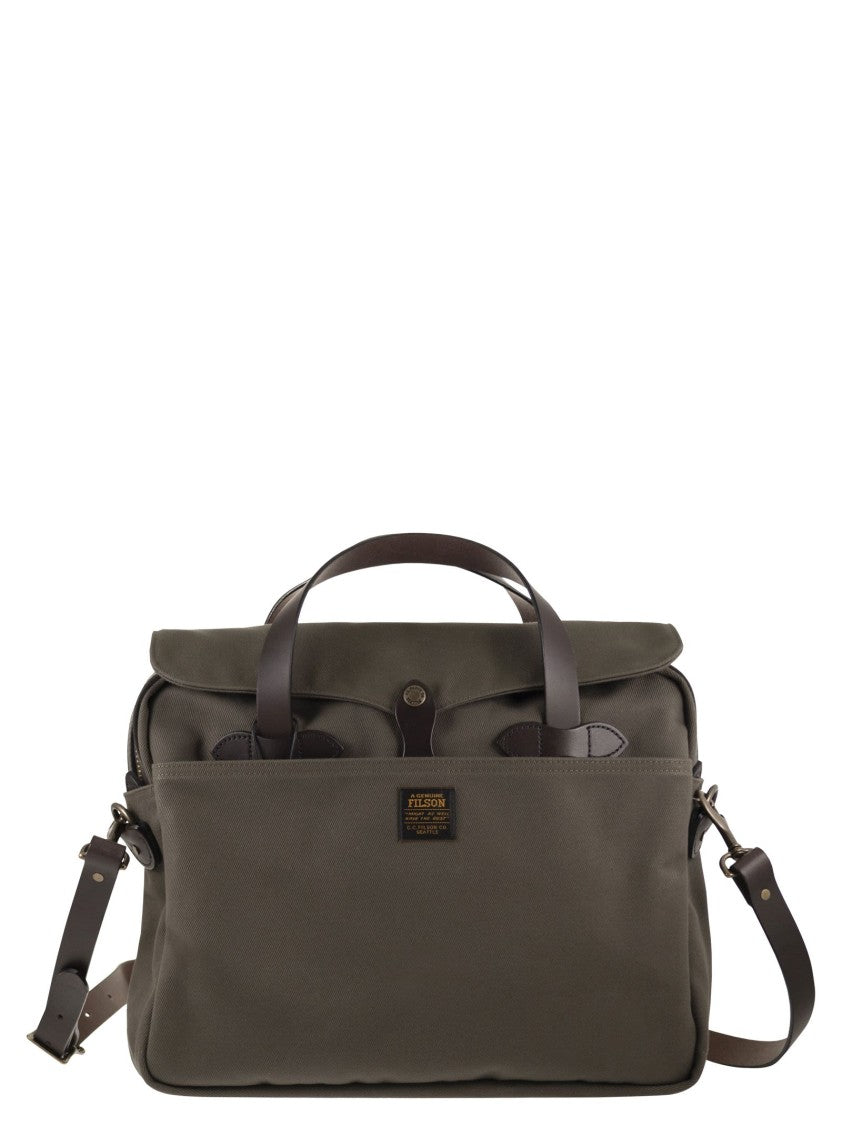 Filson Original Briefcase - Fabric And Leather Bag
