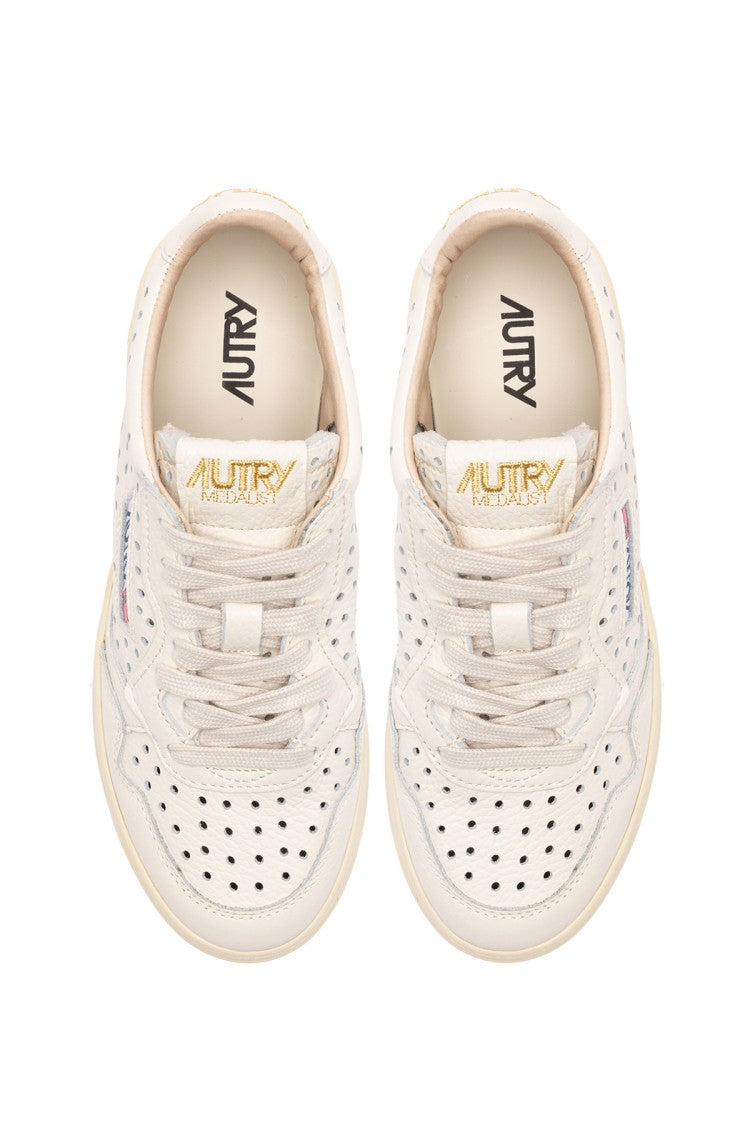 Autry Medalist Perforated Leather Sneakers