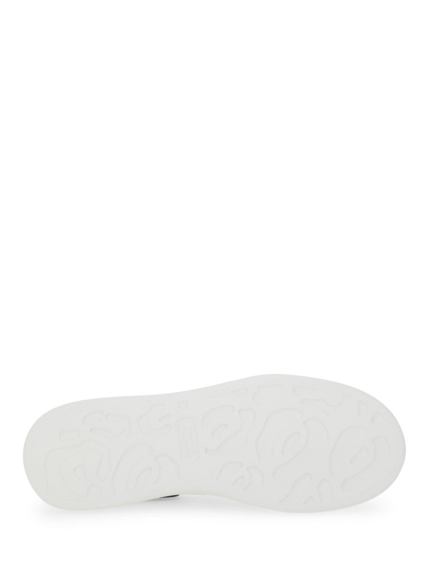 Alexander Mcqueen Oversize Chunky Heel Tab Leather Sneakers