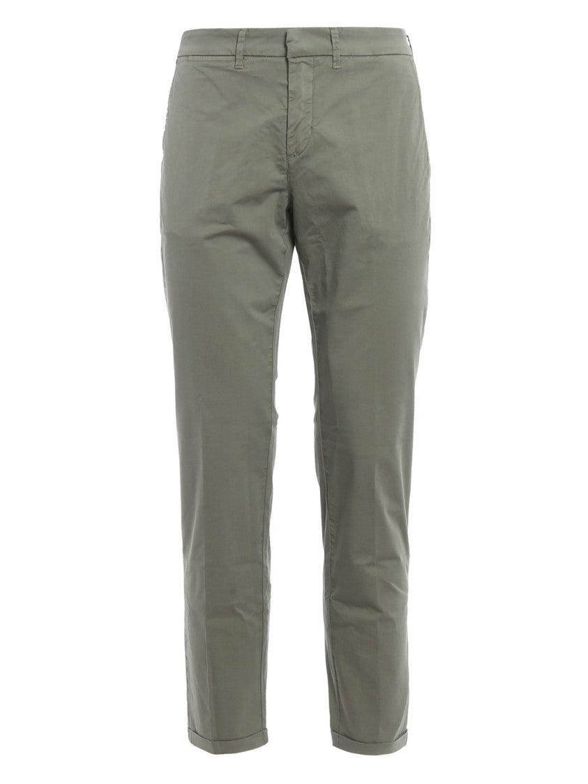 Fay Slim-Fit Tapered Concealed Fly Pants