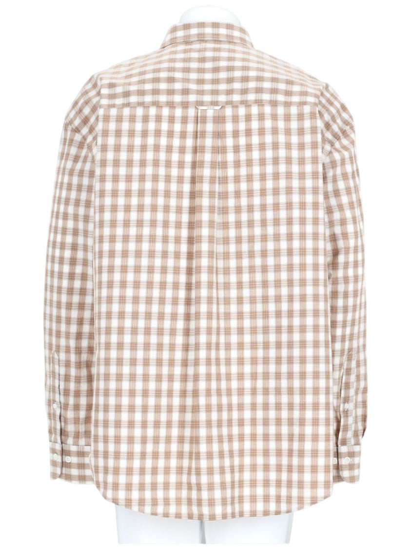 Sunflower New Base Checkered Long-Sleeve Cotton Shirt