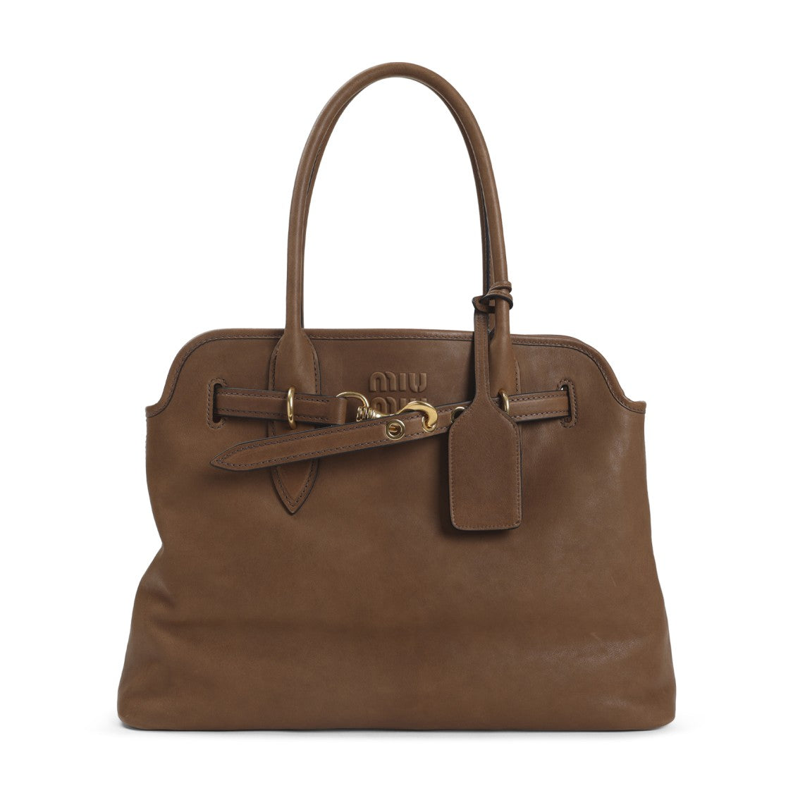 Miu Miu Aventure Rovere Lamb Leather Handbag