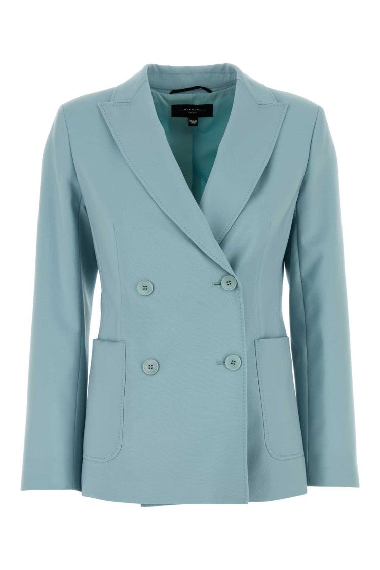 Weekend Light Blue Wool Nervoso Blazer