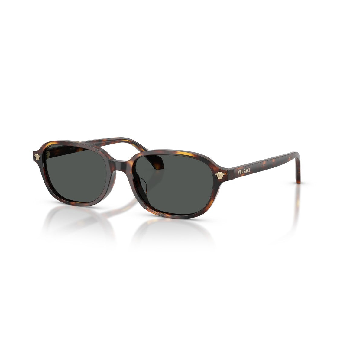 Versace 0Ve4514d Rectangular Tortoiseshell Sunglasses