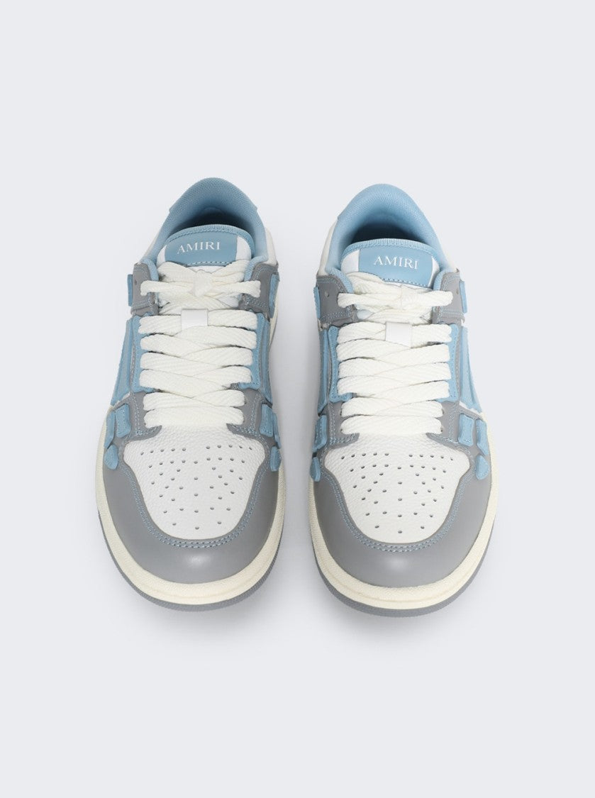 Amiri Varsity Skel Top Low Sneakers Ocean Sky