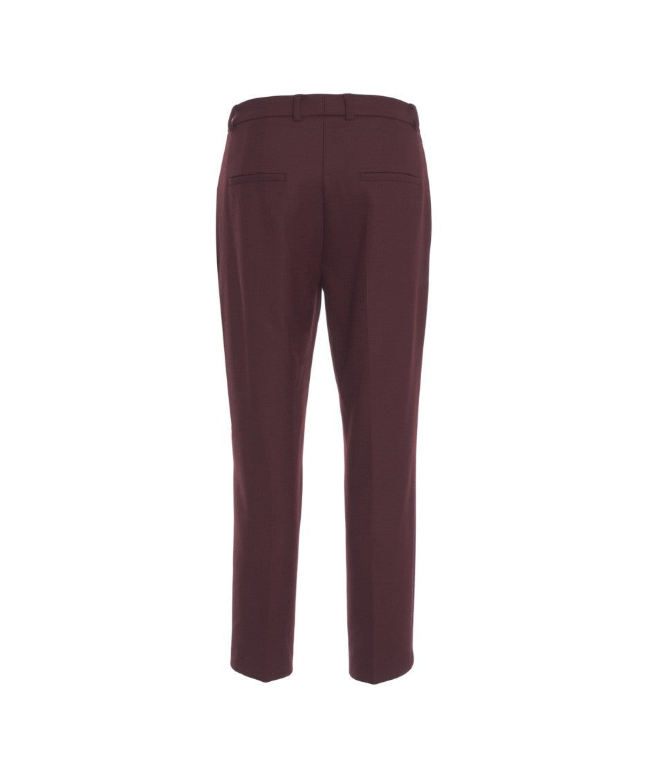 Cambio Cropped Trousers With Tailored Fit And Decorative Details