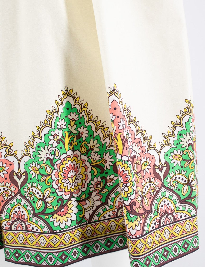 Etro High-Waisted Midi Skirt With Paisley Motif