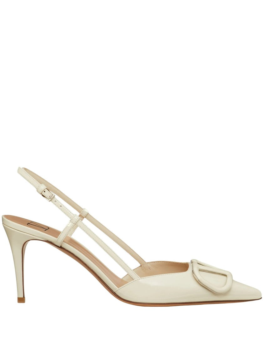 Valentino Patent Leather Slingback Pumps