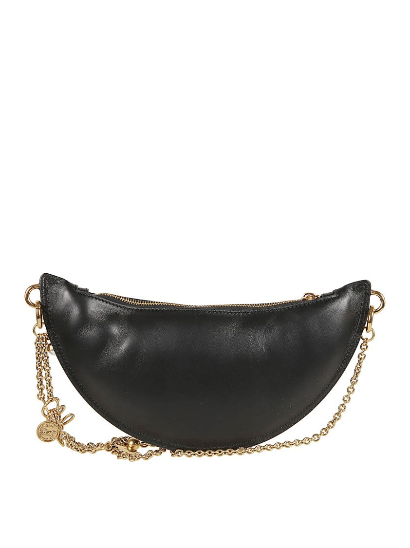 Chloé Half-Moon Lambskin Leather Shoulder Bag