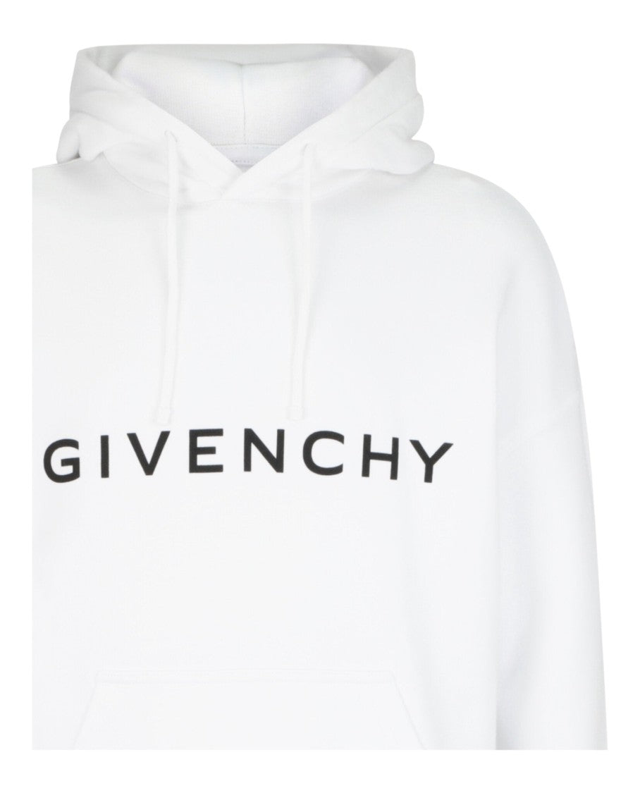 Givenchy Slim-Fit Logo Print Hoodie