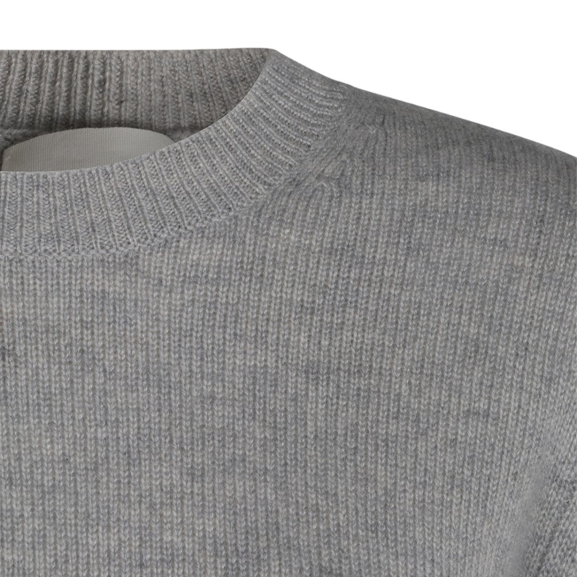 Lisa Yang Classic Crew Neck Sweater With Ribbed Detailing