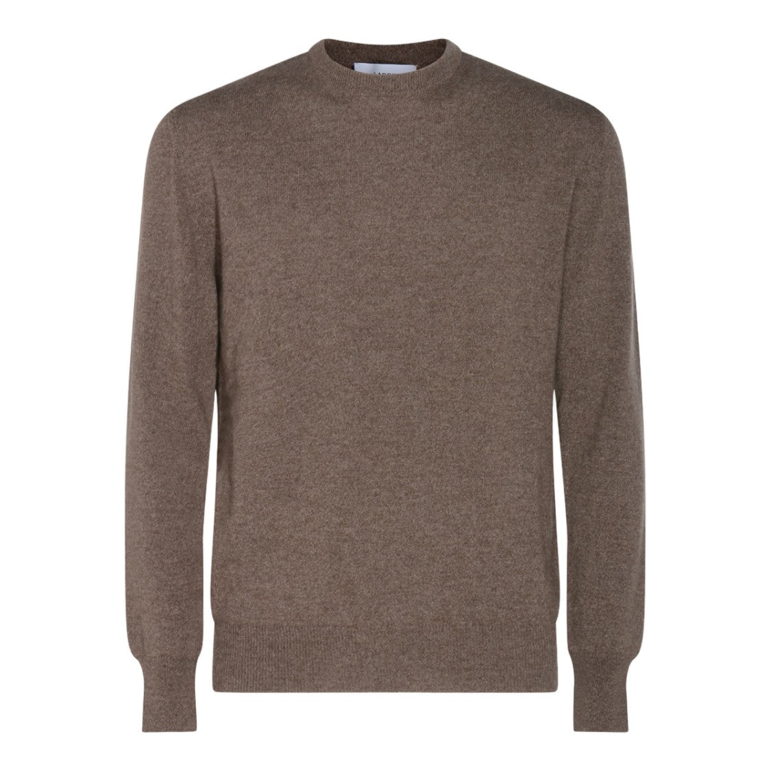 Lardini Fine Knit Brown Crew Neck Sweater