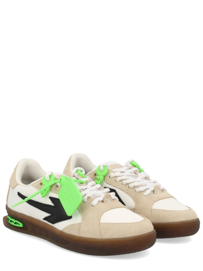 Off-White Beige End Of Play Suede Sneakers