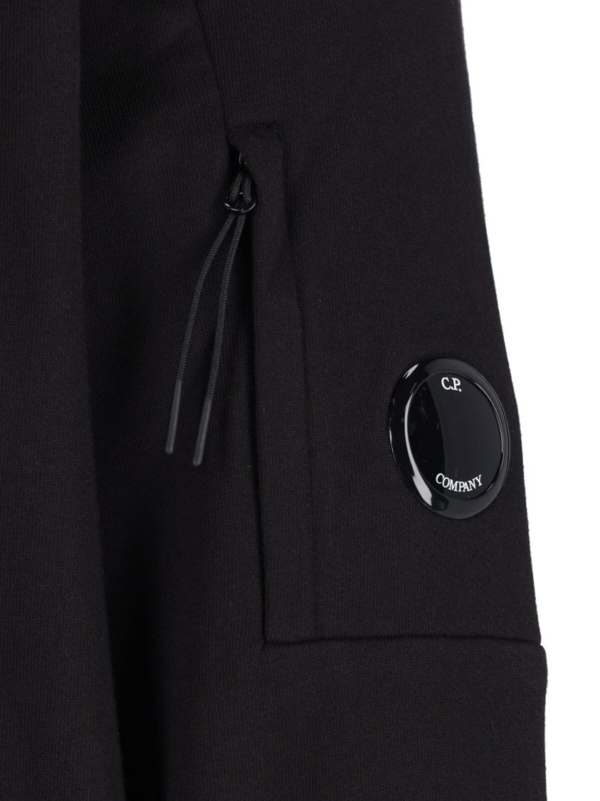 C.P. Company Logo Crewneck Sweatshirt – Black