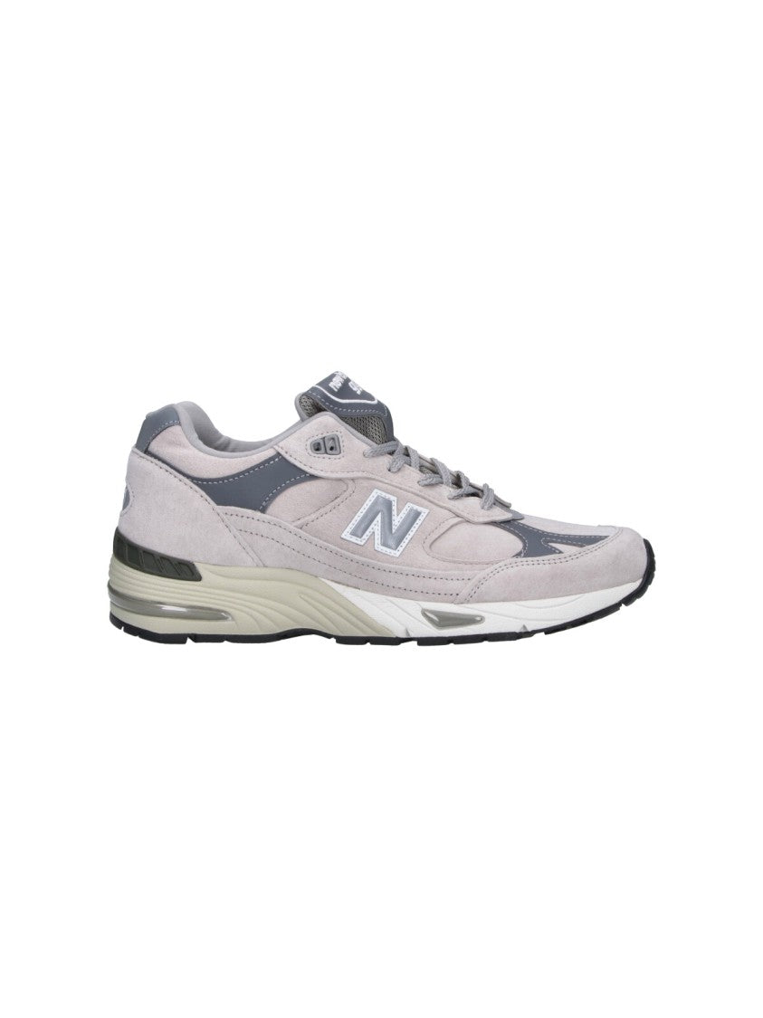 New Balance Grey 991 V1 Made In Uk Fabric Sneakers