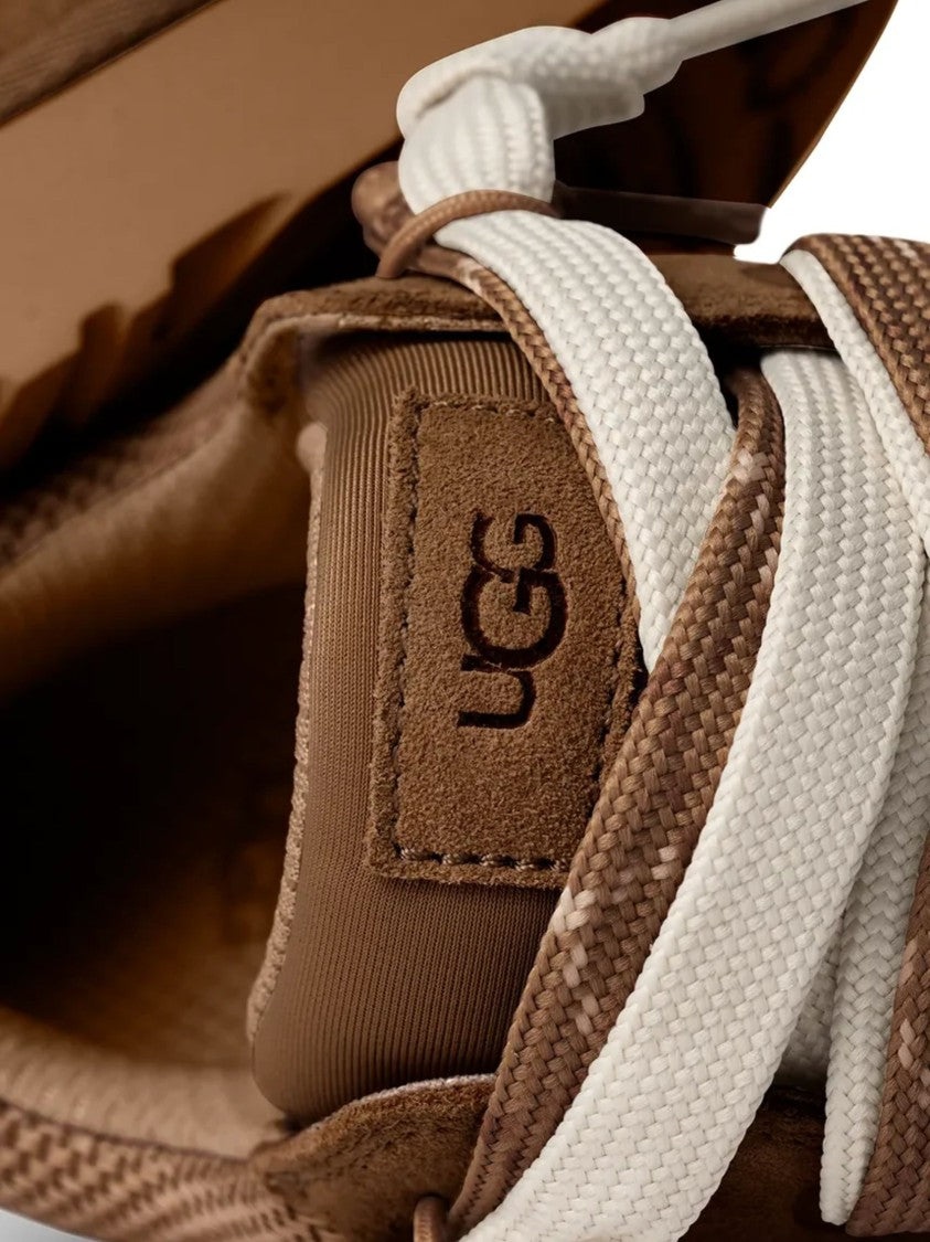 Ugg Brown Low-Top Suede Laced Sneakers