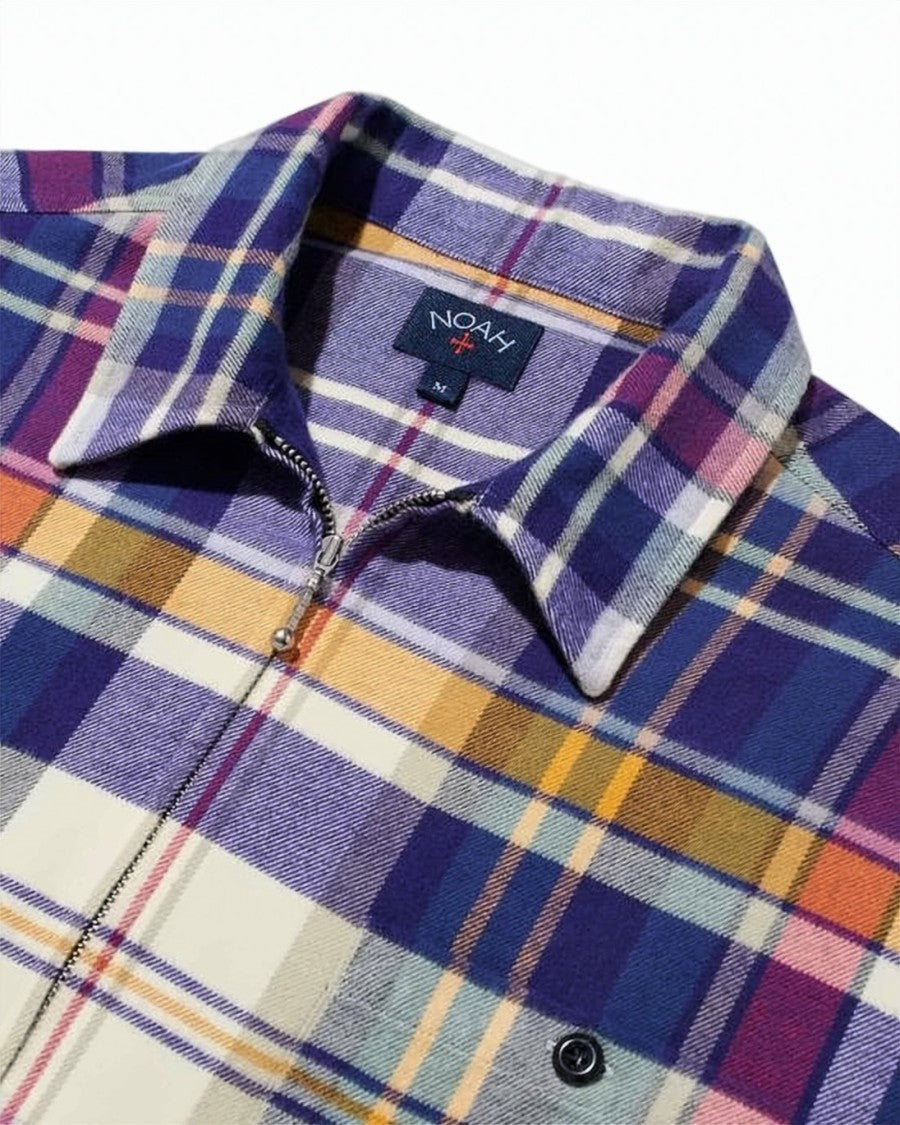 A.P.C. Multi-Colored Plaid Long-Sleeve Shirt Jacket