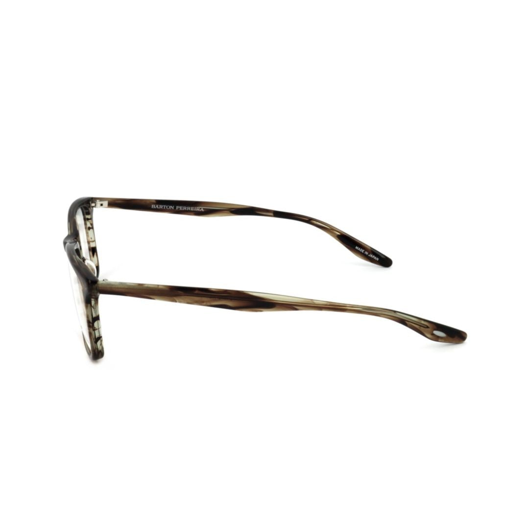Barton Perreira Bp5041 542Ej Rectangular Tortoiseshell Eyeglasses With Curved Temples