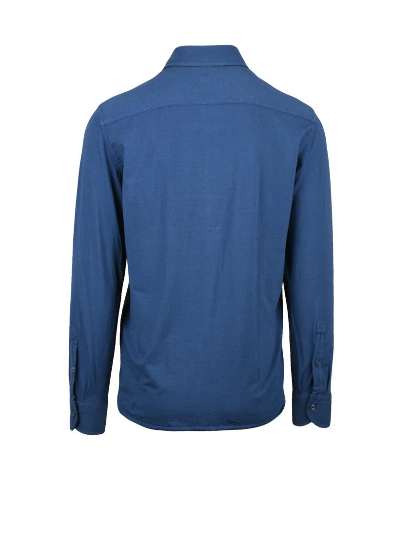 Sonrisa Men's Long Sleeve Stretch Shirt With Button Closure