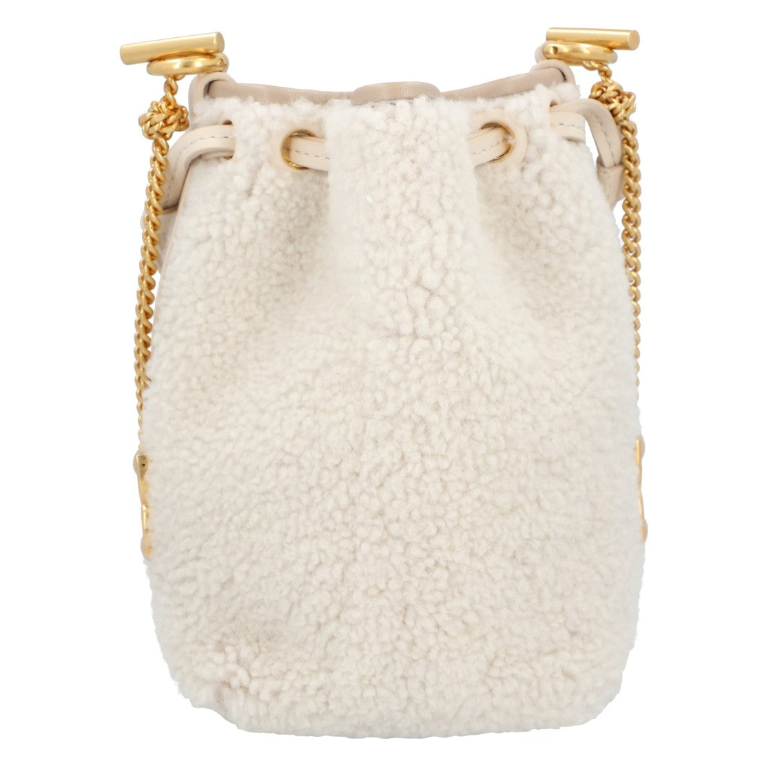 Chloé Marcie Micro Bucket Bag Beige