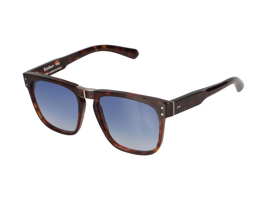 Kador Tortoiseshell Rider Flag/N Square Gradient Sunglasses