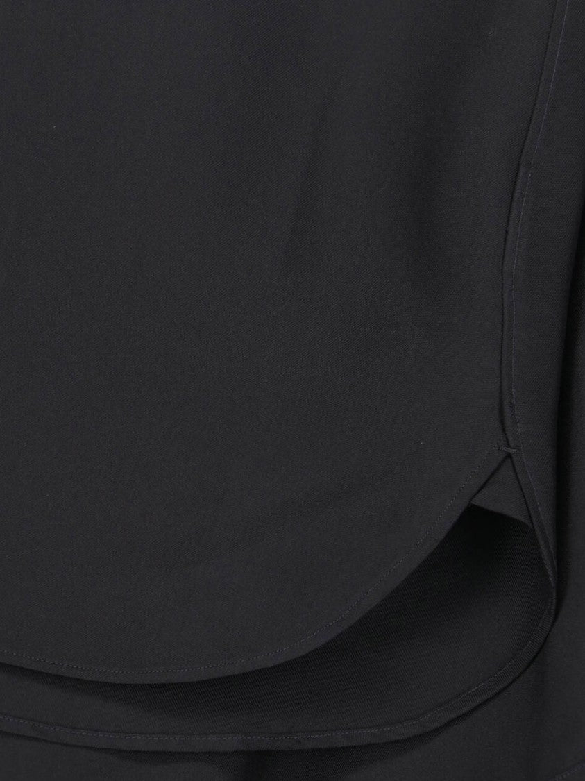 Tom Ford Black Classic Collar Silk Blend Shirt