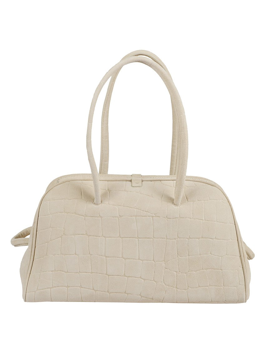 Jacquemus Crocodile-Effect Suede Le Turismo Bag With Knotted Handle