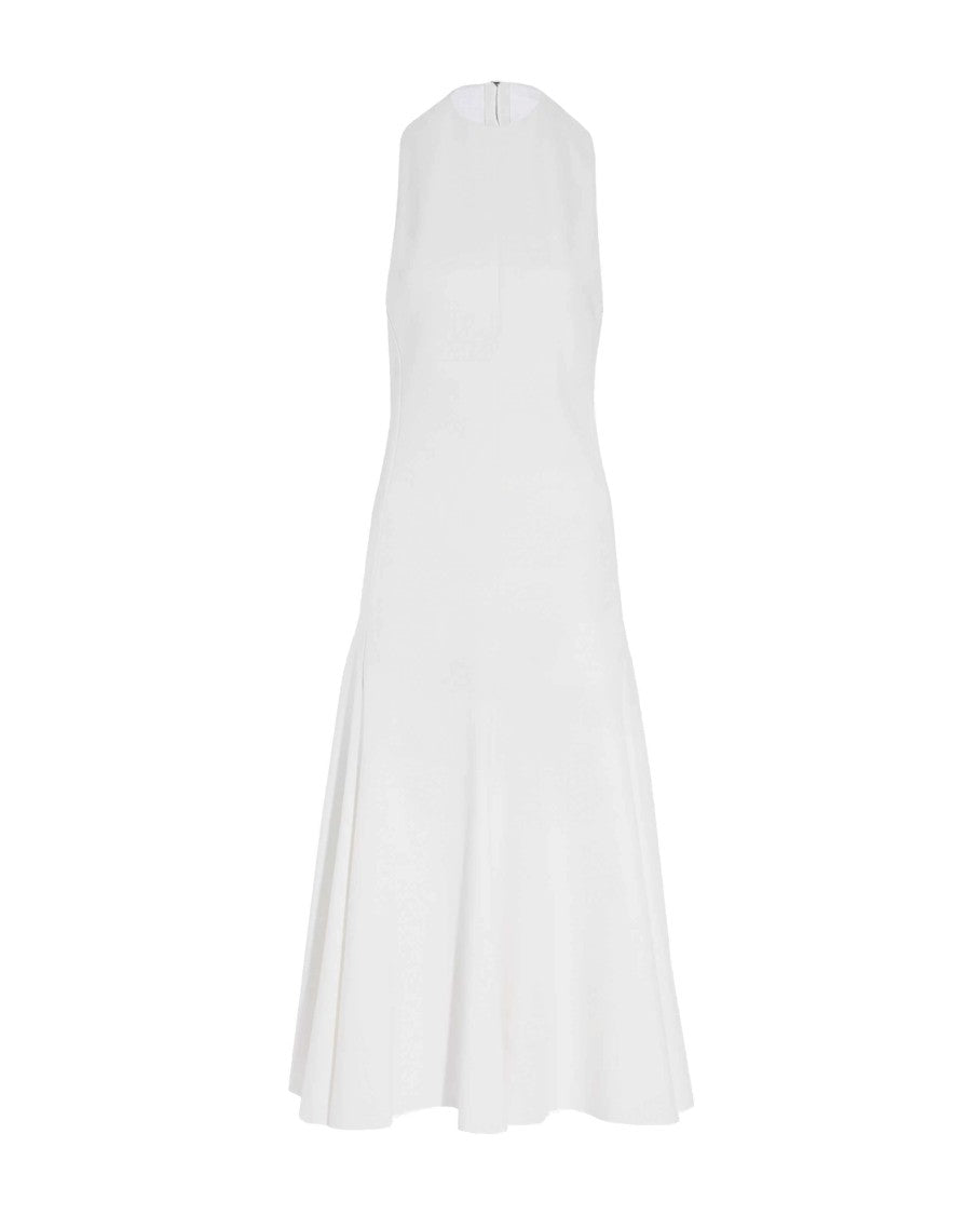 Jacquemus Strapless Maxi Dress With Crew Neck Design