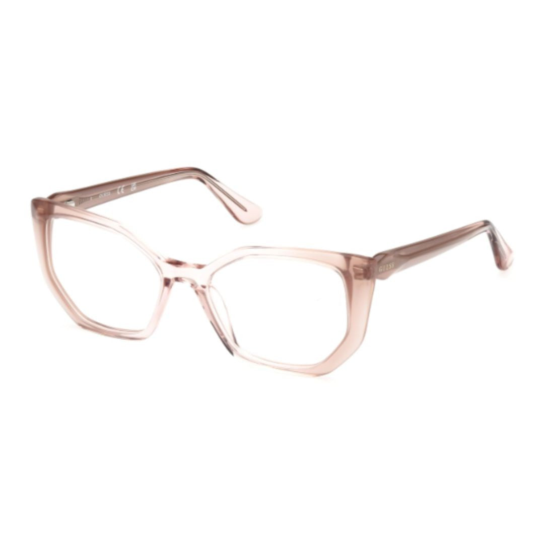 Guess Gu2966 Translucent Acetate Cat-Eye Eyeglasses