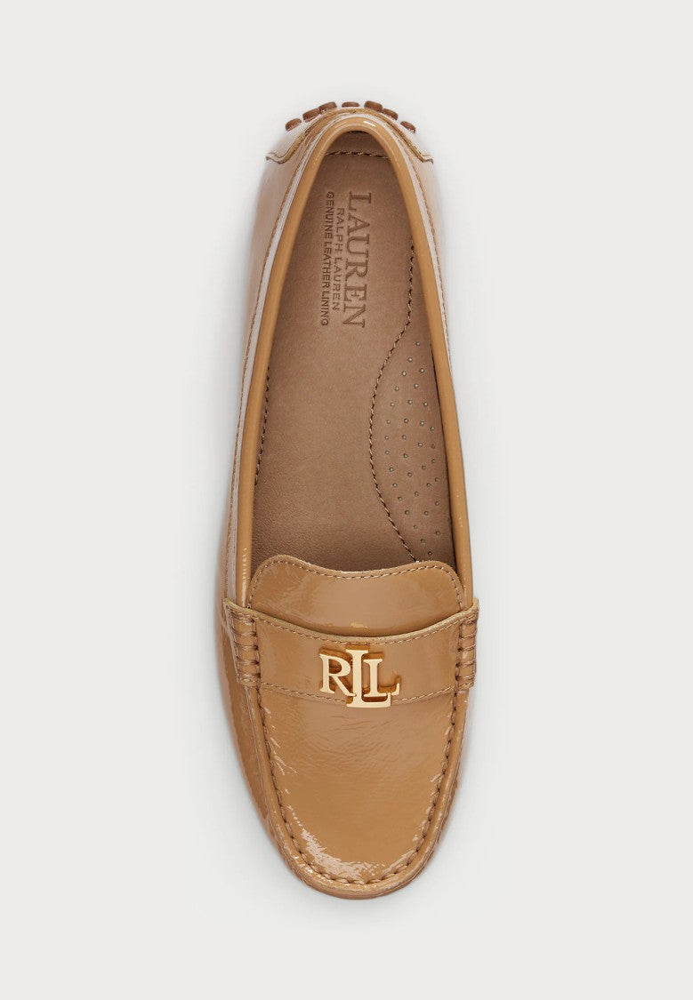Lauren Ralph Lauren Natural Barnsbury Leather Driver Loafers