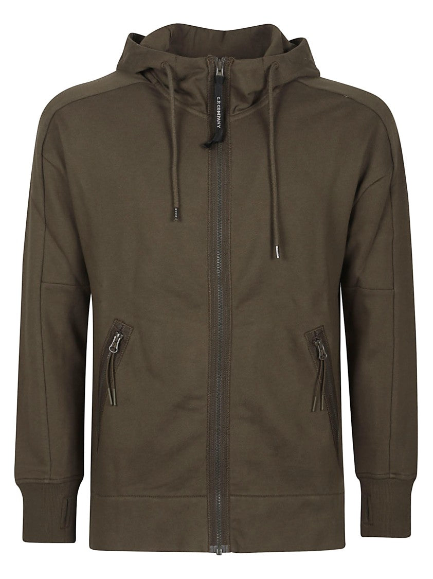 C.P. Company Diagonal Raised Fleece Cotton Hooded Sweatshirt