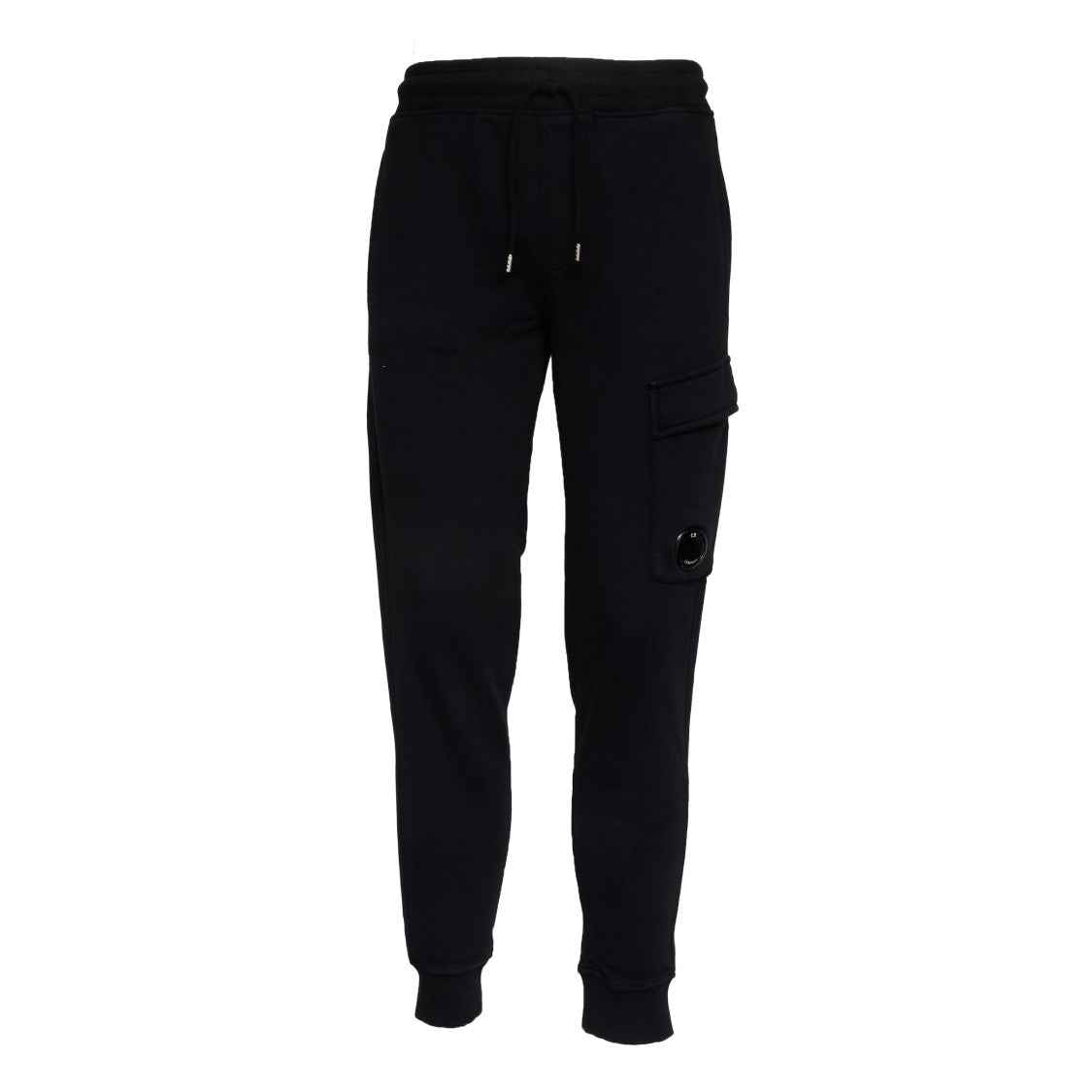 C.P. Company Cotton Diagonal Fleece Lens Sweatpants