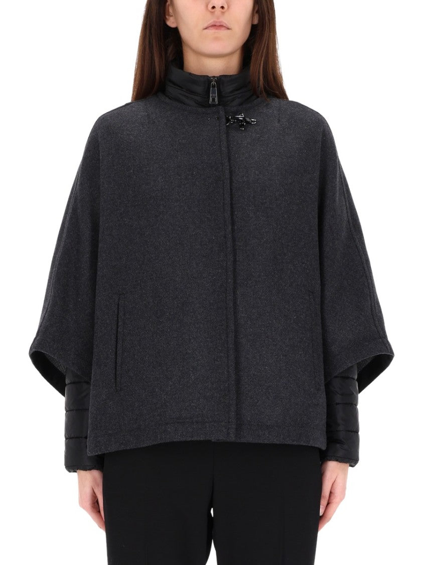 Fay Double Face Wool Cape