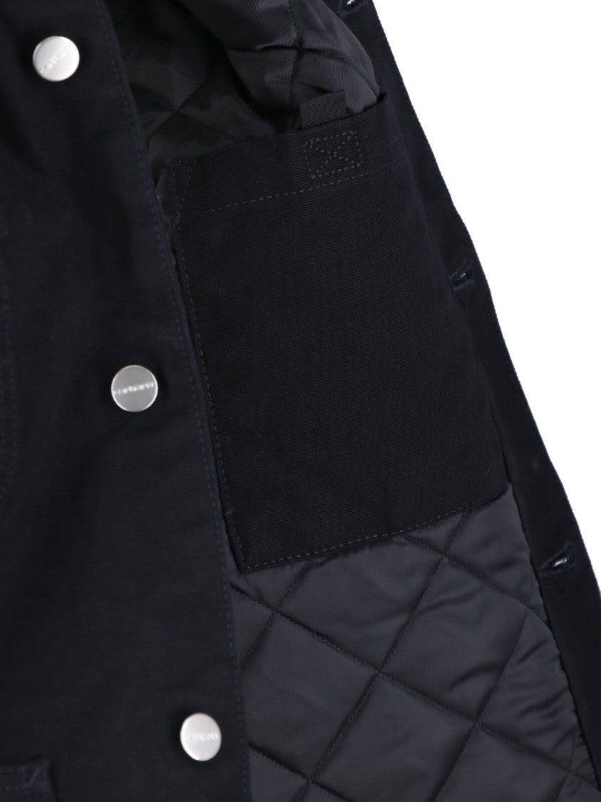 Carhartt Wip Black Og Michigan Cotton Jacket
